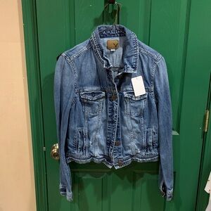 American Eagle Outfitters Light Blue Denim Jacket